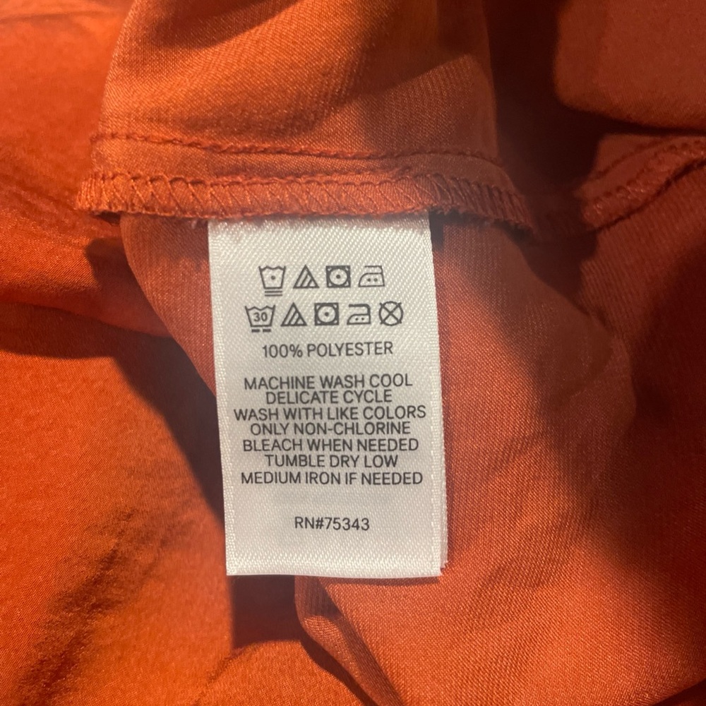 Rachel Zoe Burnt Orange Sleeveless Cocktail Maxi Dress - Picture 5 of 6